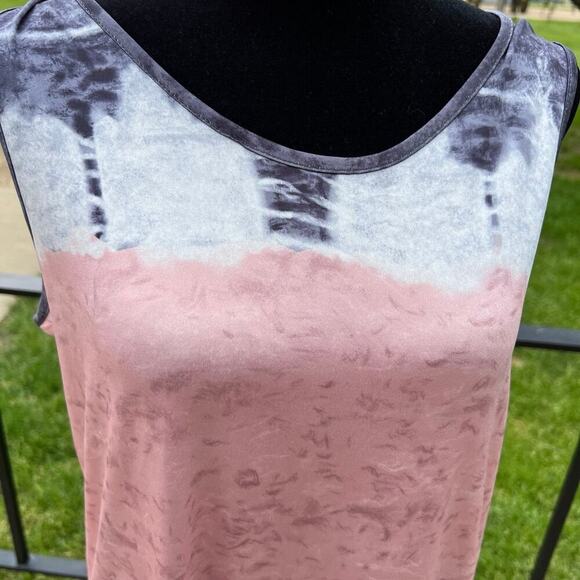 Coeur de Vague, multicolor scoop neck tank top, women's size M - Picture 2 of 9